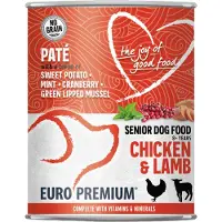 Euro Premium Senior kylling og lam paté vådfoder hund