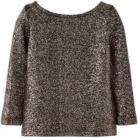 Name it Bluse - NmfDitsa - Sort m. Glimmer - - 1½ år (86) - Bluse