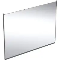 Geberit Spejl option plus sort m/lys 900x700mm