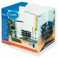 Bantex 100400407, Krom, Polystyren (PS), Sort, 295 mm, 360 mm, 310 mm, 2,38 kg