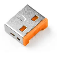 Smartkeeper UL03PKOR, Portblokering + nøgle, USB Type-A, Orange, 6 stk, Polybag, 12,3 mm