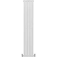 MonsterShop Designer fladskærmsradiatorer i højglans hvid 1600 mm x 280 mm
