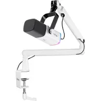 Fifine TAM8W dynamisk mikrofon (hvid)