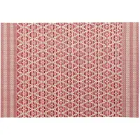 Vivaraise KADRA PLACEMT Nat/Red 33X45