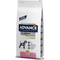 Affinity Advance Veterinary Diets 10 kg / 12 kg Advance Veterinary Diets + 400 g matchende vådfoder gratis! -Atopic med Kanin & Ærter (12 kg) + Atopic Medium/Maxi (400 g)