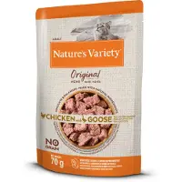 Nature’s Variety Økonomipakke: 24 x 70 g Nature's Variety Original Paté No Grain - Kylling & Gås
