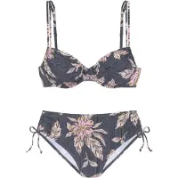 Sunseeker Bikini brun / oliven / lyseorange / lyserød / sort