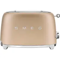 Smeg 50's Style brødrister 2 skiver Champagne