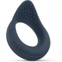 Boners - Vibrating Cock Ring With Perineum Stimulation - Blue
