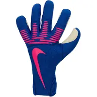 Nike Målmandshandske Dynamic Fit Attack - Blå/Sort/Pink - Græs (FG), størrelse 9