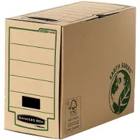 Fellowes R-Kive Earth - Boksfil - rygbredde: 150 mm - for A4 (210 x 297 mm) - brun