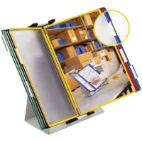 Tarifold Bord Display A4 10 Lommer Assorterede Farver
