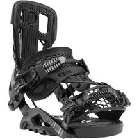 Nidecker - Snowboardbindinger - Fuse Hybrid Black til UnisexNylon - Størrelse XL - Sort
