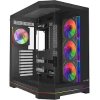 Dutzo C831 Panorama ARGB - Kabinet - Miditower - Sort