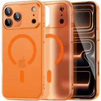 Tech-Protect iPhone 17 Pro MagSlim MagSafe Cover - Mat / Kosmisk Orange