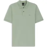 BOSS BLACK BOSStil mænd. 50553564 Pallas grøn poloshirt (S), Casual, Bomuld, Korte ærmer