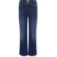 Kids Only Jeans - KogMadison Blush Wide - Dark Blue Denim - - 13 år (158) - Jeans