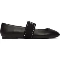 Karl Lagerfeld Ballerinasko sort / sølv