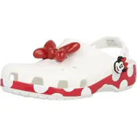 Crocs Træsko 'Minnie Mouse Cls' rosé / rød / sort / hvid