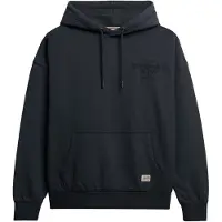 Superdry Superdrytil kvinder. W2012575A Luxe Casual Relaxed hættetrøje marineblå (S), Bomuld