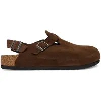 Birkenstock Birkenstocktil mænd. 1032024 Træsko i læder Tokio (Regular pasform) brun (45), Fast, Spænder, Casual