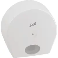 Kimberly-clark Dispenser, Scott, 31,3x30,7x12,7cm, hvid, plast