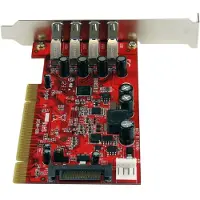 StarTech.com 4-ports Pci Usb 3.0-kort Med Sata-strøm