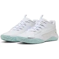 Puma Dagger 2 Mid Basketball Shoes Unisex, Women, White/Silver/Feather Gray, 44