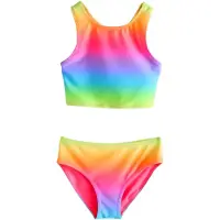 Next Bikini lyseblå / gul / lime / lilla