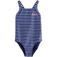 Next Badedragt navy / rosé / hvid
