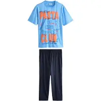 Next Pyjamas kort marin / azur / mandarin / rød