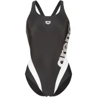 Arena Badedragt 'STRIPEFLOW' sort / hvid