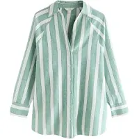 Next Bluse lysegrøn / hvid