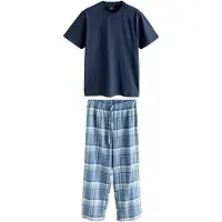 Next Pyjamas lang blå / navy / hvid