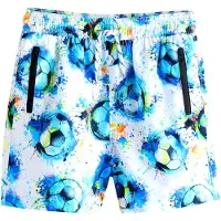 Next Badeshorts aqua / neongrøn / orange / hvid