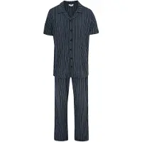 Dagi Pyjamas lang himmelblå / sort
