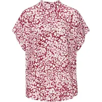 LASCANA Bluse rød / hvid