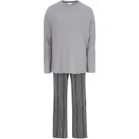 Dagi Pyjamas lang lysegrå / grøn
