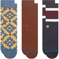 Stance Sokker 'Ceramic Crew' indigo / gul / aubergine / oxid / hvid