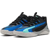 Puma Dagger 2 Mid Basketball Shoes Unisex, Women, Black/Bluemazing/Aquatic, 44.5