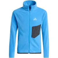 Adidas Fleecejakke - Ray Blue - - 12 år (152) - Fleecejakke