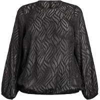 Zizzi Bluse 'Emie' sort
