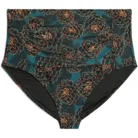 Swim By Zizzi Bikinitrusse blå / bronze