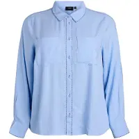 Zizzi Bluse 'Esmile' lyseblå