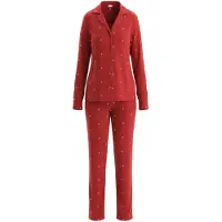 Dagi Pyjamas rød / hvid