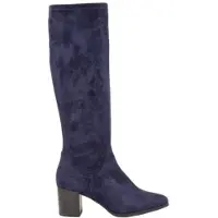 Caprice Boots, blue, made of Textiles with Block heel, Size 42