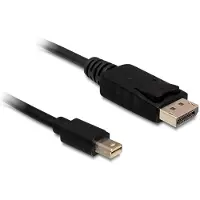DeLOCK -kabel Mini DisplayPort 1.2 han til DisplayPort han, 4K, 3 m