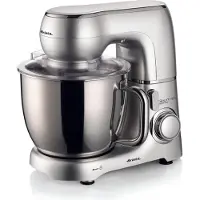 Ariete 1583/00, Bordmixer, Rustfrit stål, Æltning, Blanding, 5.2 L, Drejning, Rustfrit stål
