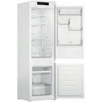 Indesit INC18 T311 - Køleskab/fryser - bund-fryser - til indbygning - niche - bredde: 56 cm - dybde: 55 cm - højde: 177.6 cm - 250 liter - Klasse F - hvid