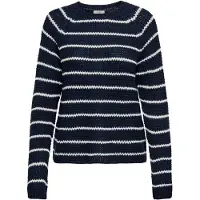 ONLY Pullover 'JDYEllen' ultramarinblå / hvid